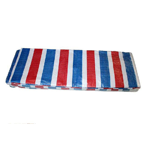Striped tarpaulin