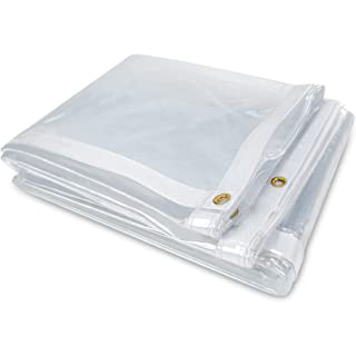 Transparent tarpaulin