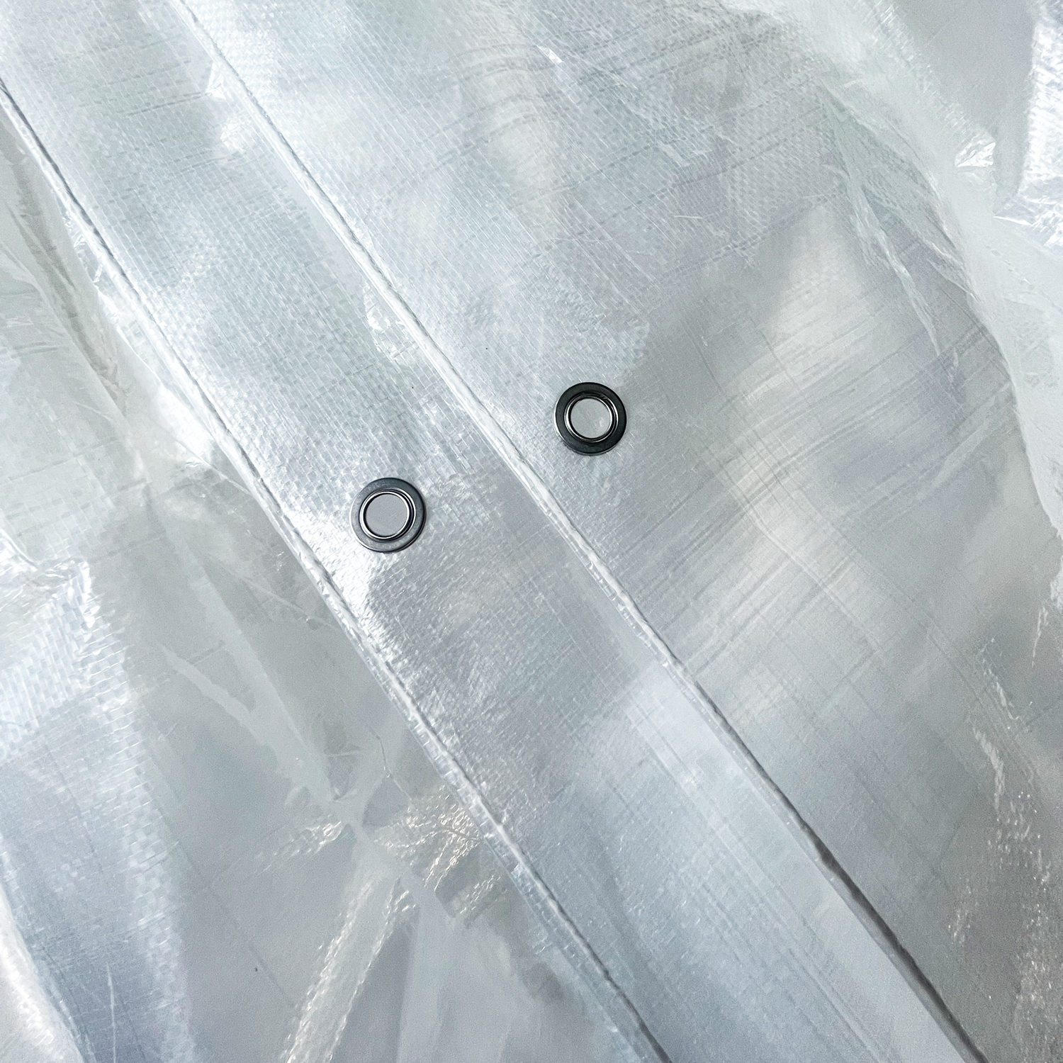 Transparent tarpaulin