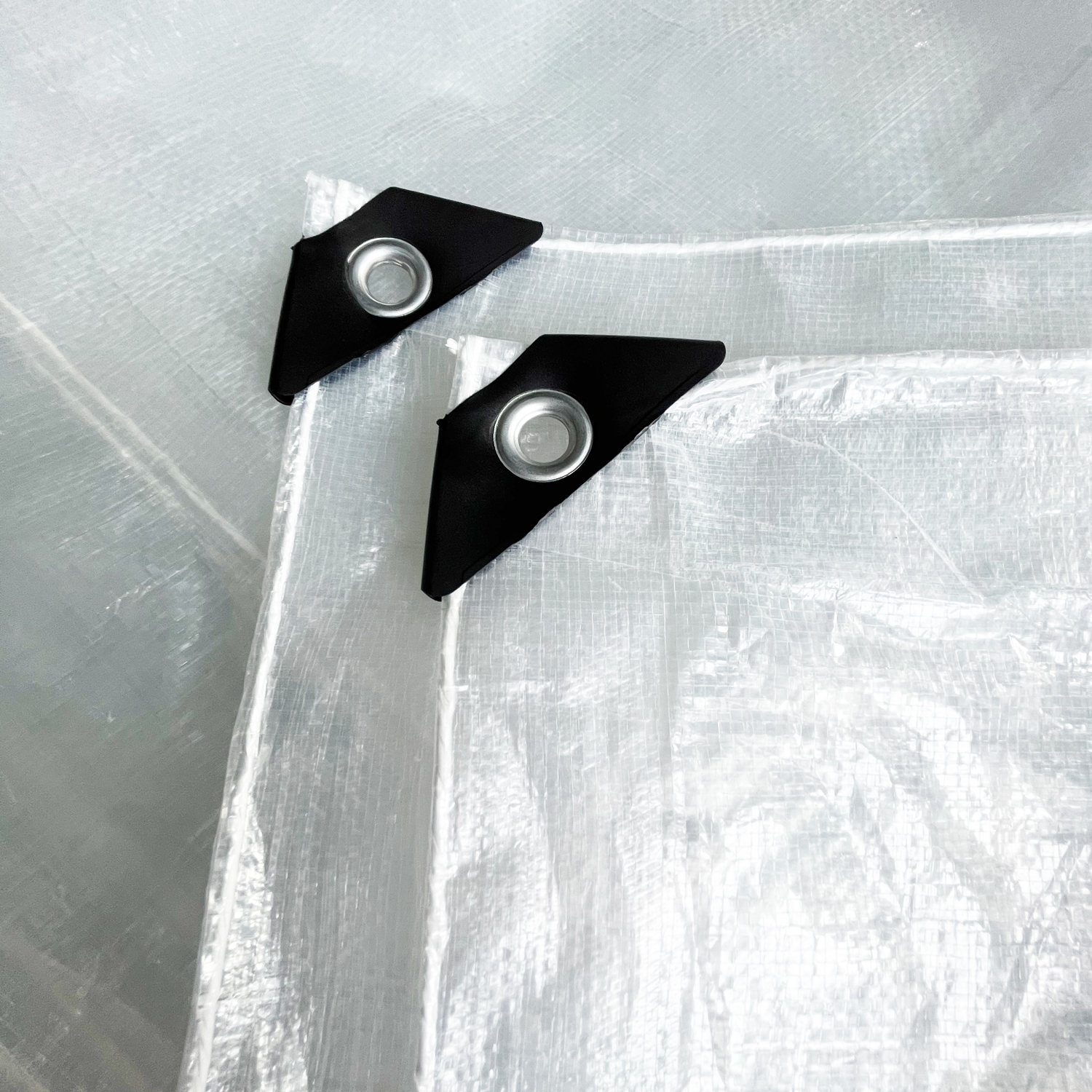 Transparent tarpaulin